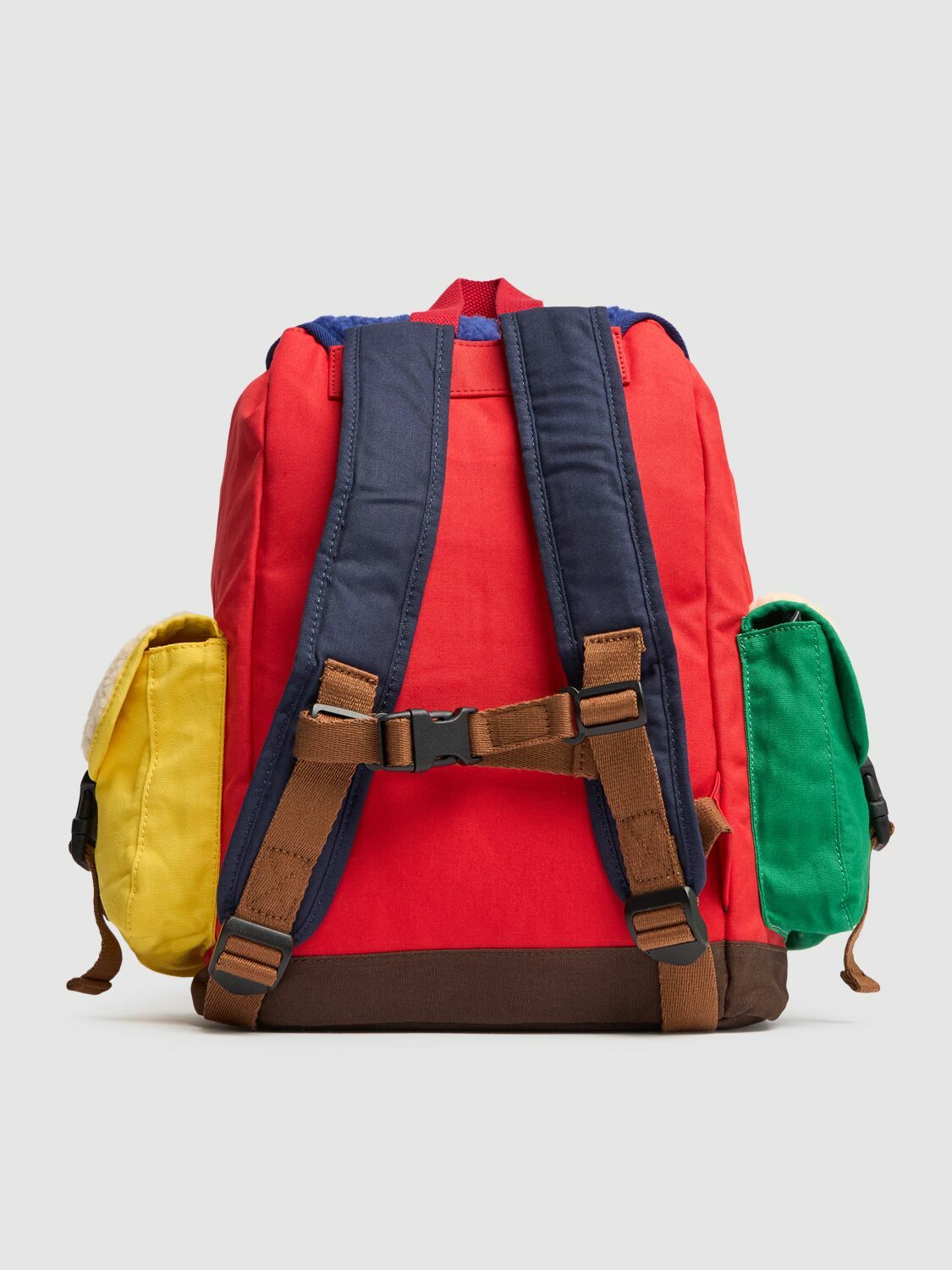 BOBO CHOSES Color Block Organic Cotton Backpack