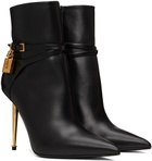 TOM FORD Black Padlock Ankle Boots