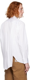 Comme des Garçons Shirt White Lacoste Edition Shirt