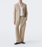 Jacquemus Croisière pleated linen-blend pants