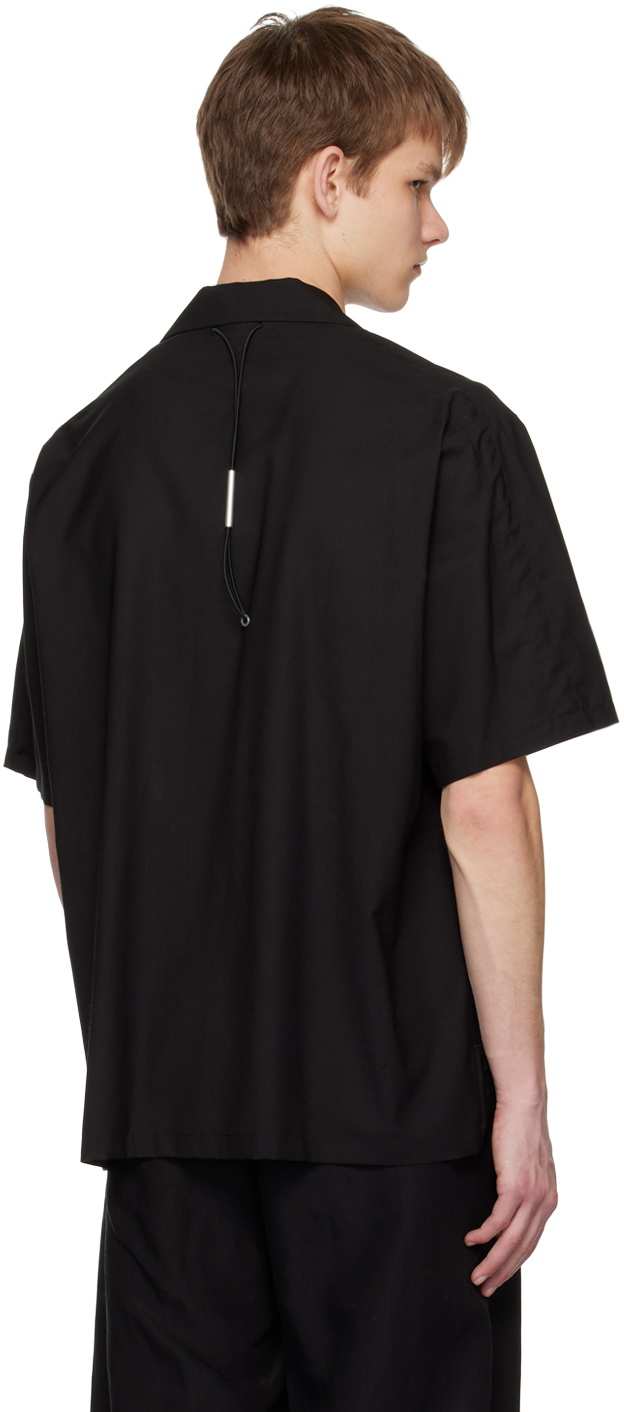 Vein Black Button Up Shirt