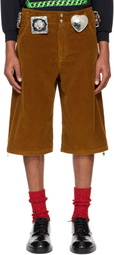 Chopova Lowena Tan Biggity Shorts
