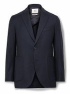 Altea - Aston Slim-Fit Virgin Wool-Blend Suit Jacket - Blue
