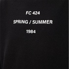 424 Men's FC 1984 Logo Hoody in Black