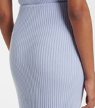 Gabriela Hearst Kavya cashmere and silk midi skirt