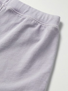 Onia - Garment-Dyed Cotton-Jersey Shorts - Purple