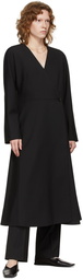 CO Black V-Neck Top Coat
