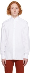 ZEGNA White Button Up Shirt