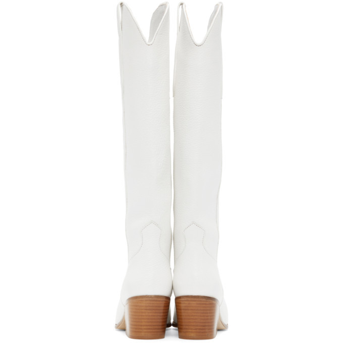 BY FAR White Willa Boots By Far