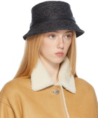Loewe Grey Jacquard Anagram Bucket Hat