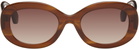 Vivienne Westwood Brown Vivienne Sunglasses