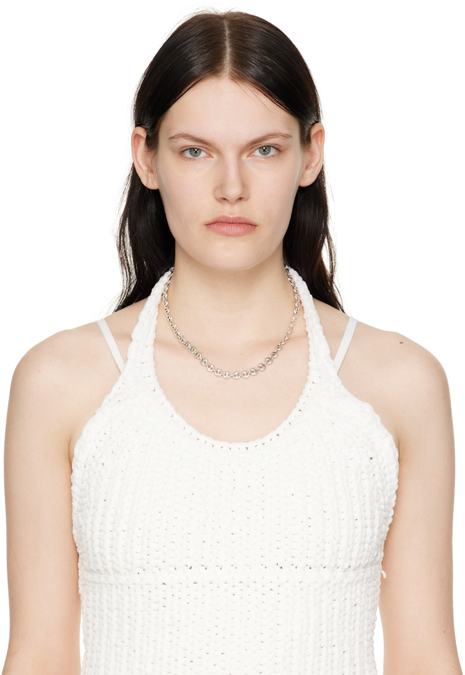 Sophie Buhai Silver Small Circle Link Necklace Sophie Buhai