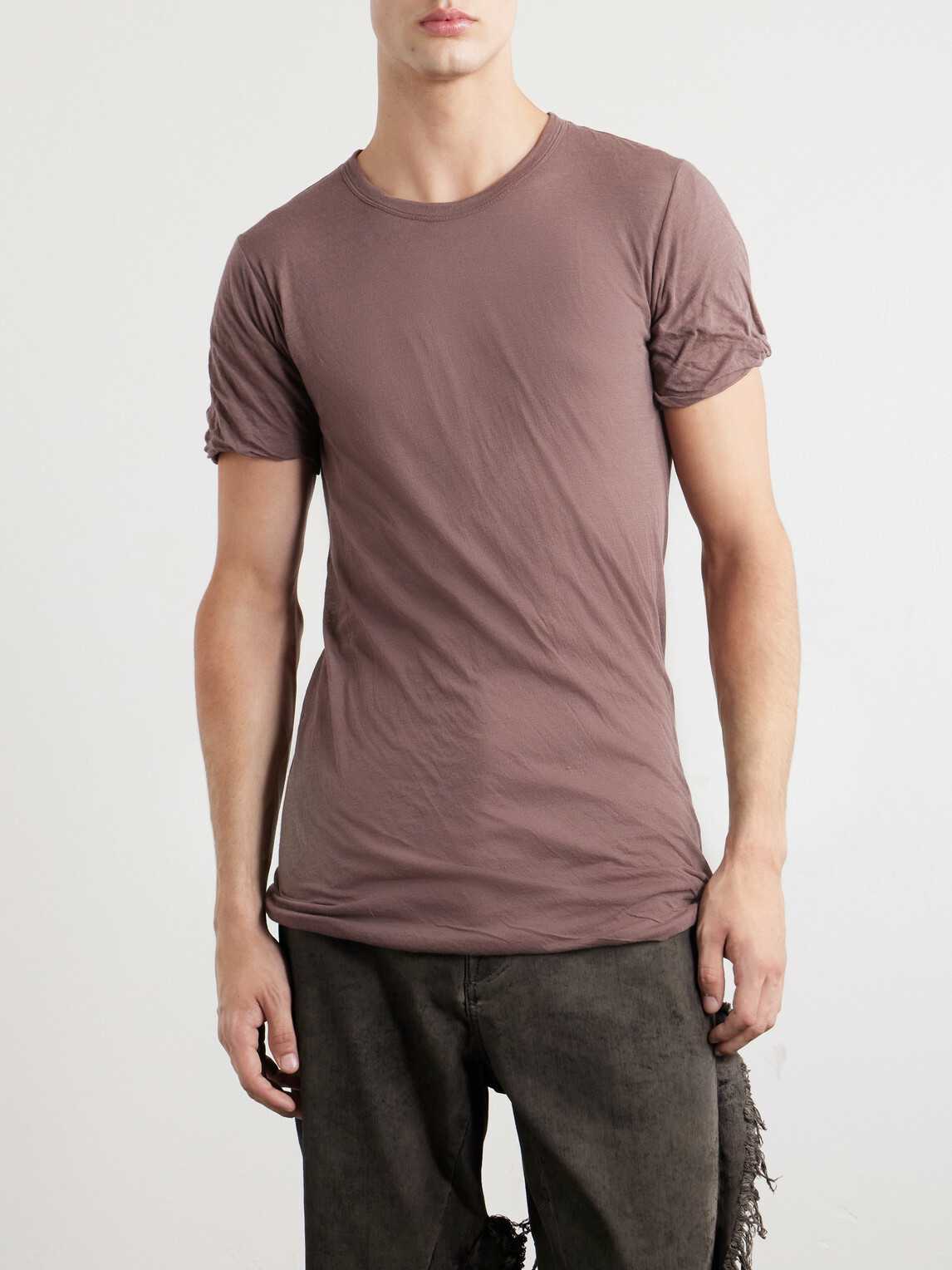 Rick Owens - Double Cotton T-Shirt - Purple
