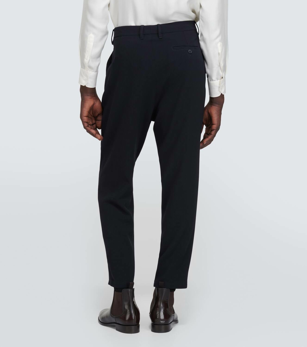 Giorgio Armani Virgin wool straight pants