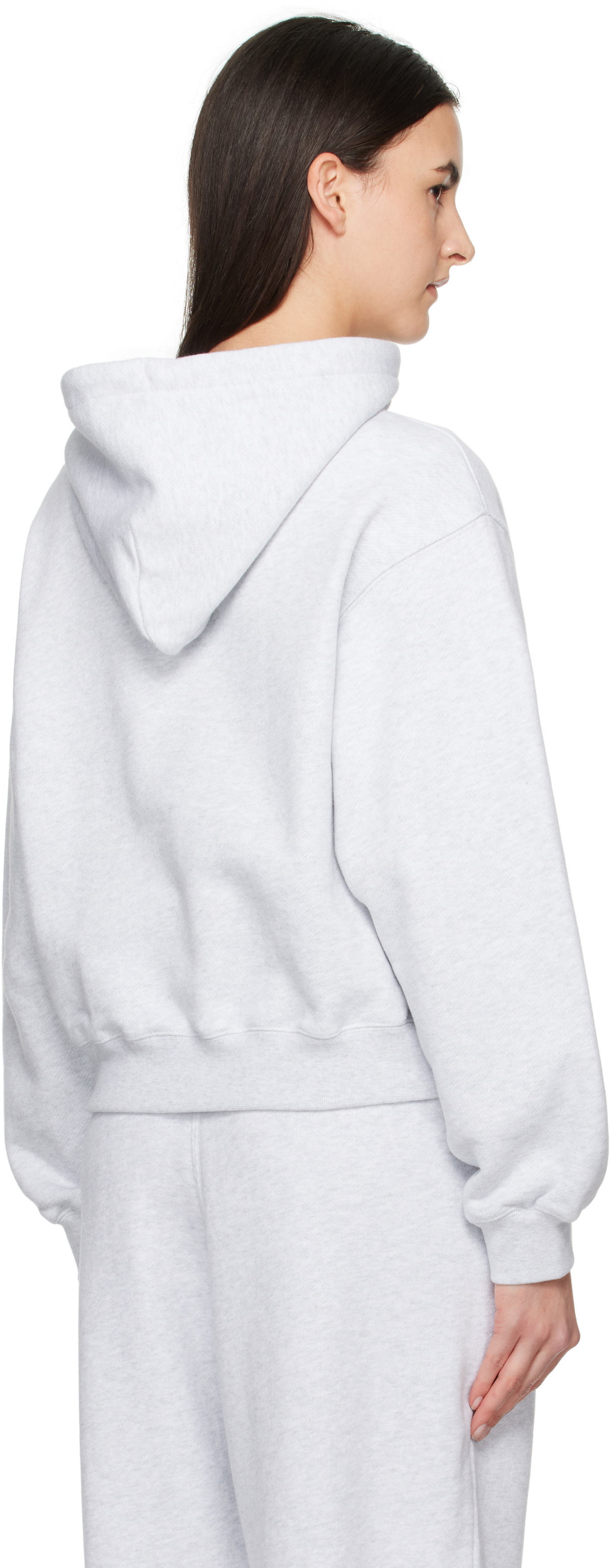 alexanderwang.t Gray Puff Logo Hoodie