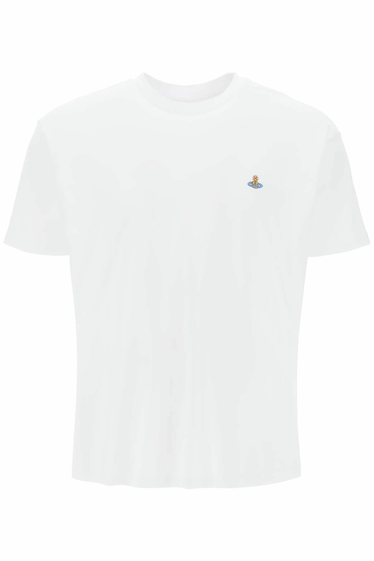 VIVIENNE WESTWOOD classic t-shirt with orb logo White
