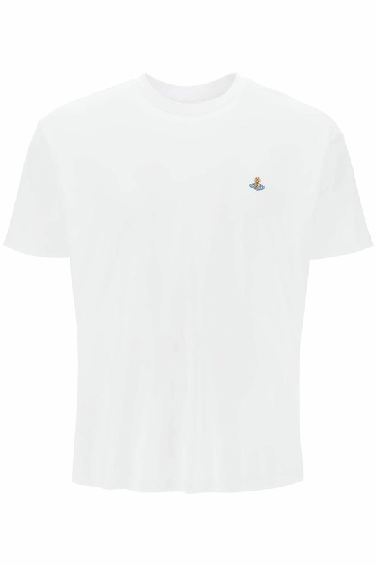 Photo: VIVIENNE WESTWOOD classic t-shirt with orb logo White