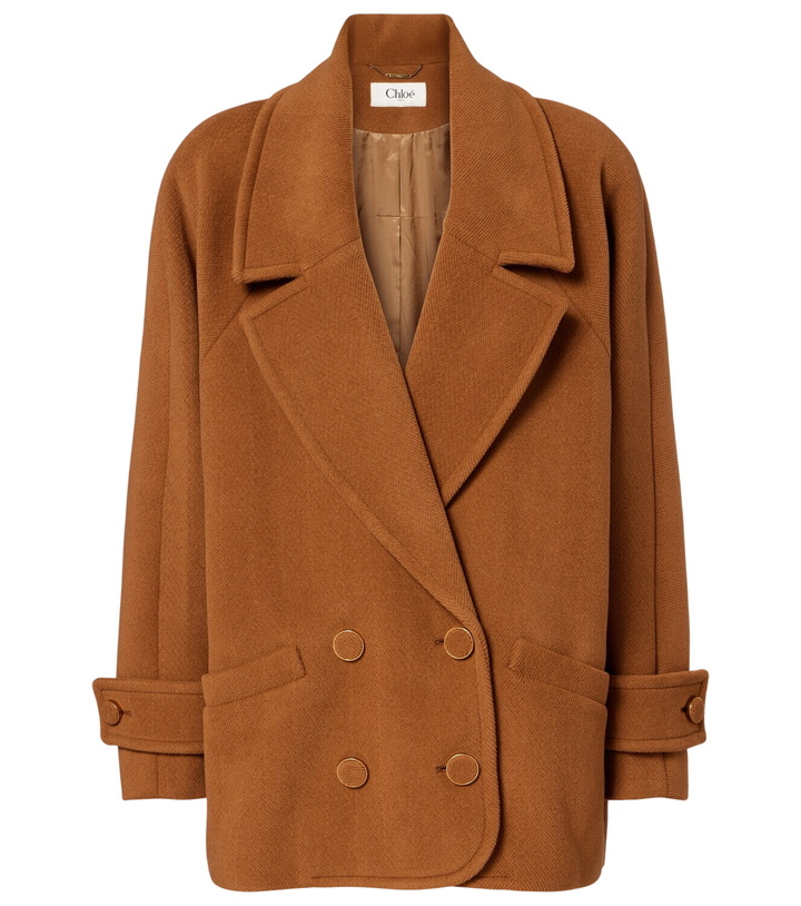 Photo: Chloé Double-breasted virgin-wool coat