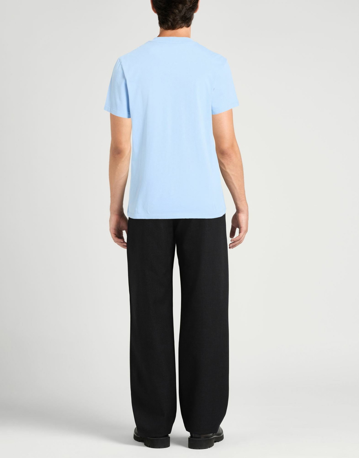 Sandro Mens T-shirt Sky in Blue