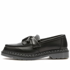 Dr. Martens Men's Adrian Tassel Loafer in Black Marrick