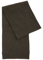 Colorful Standard Wool Scarf - Dark Brown - One Size