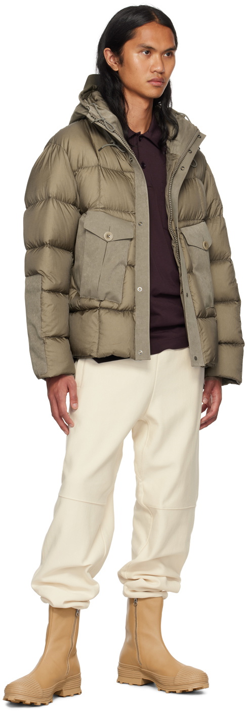 Ten c Taupe Tempest Combo Down Jacket