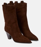 Aquazzura Boogie suede ankle boots