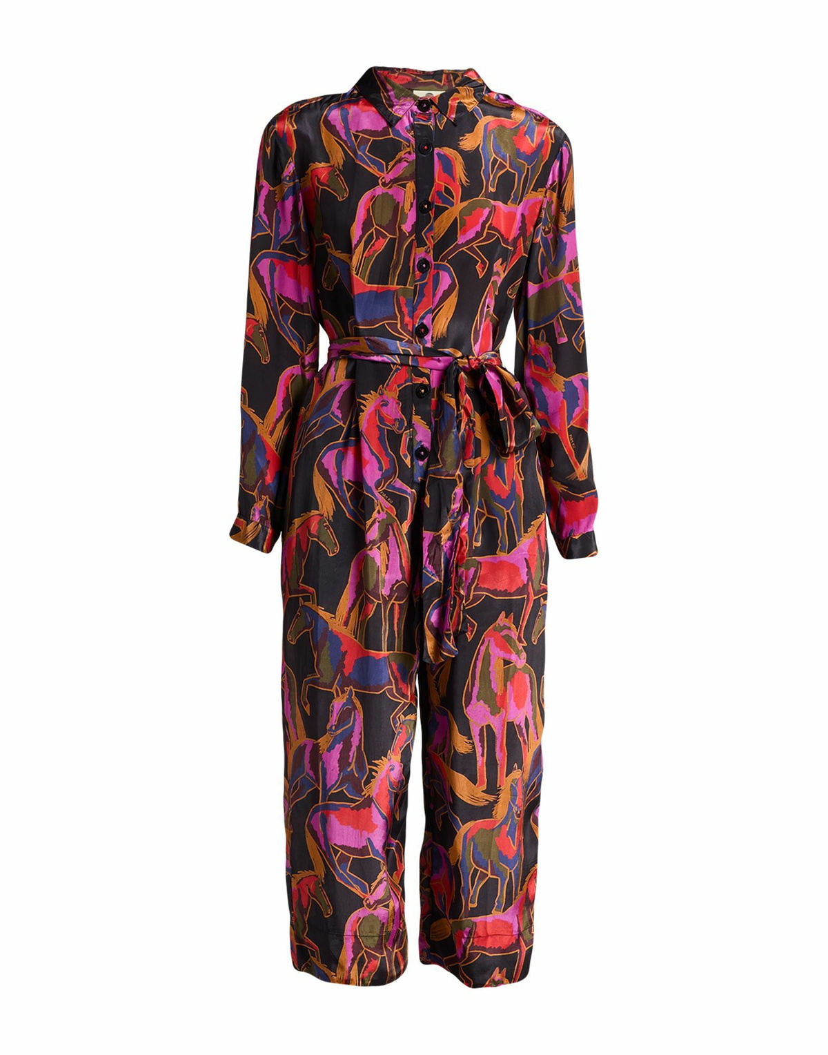 Farm Rio Womens Jumpsuit Fuchsia