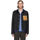 Loewe Black Wool Button Jacket