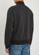 Boss Sidney Half-zip Cotton Jumper Black