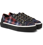 Lanvin - Checked Felt Sneakers - Men - Multi