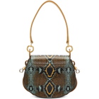 Chloe Multicolor Python Small Tess Bag