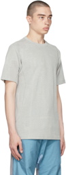 BYBORRE Grey Cotton Jacquard T-Shirt