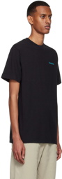 Sporty & Rich Black Cotton T-Shirt