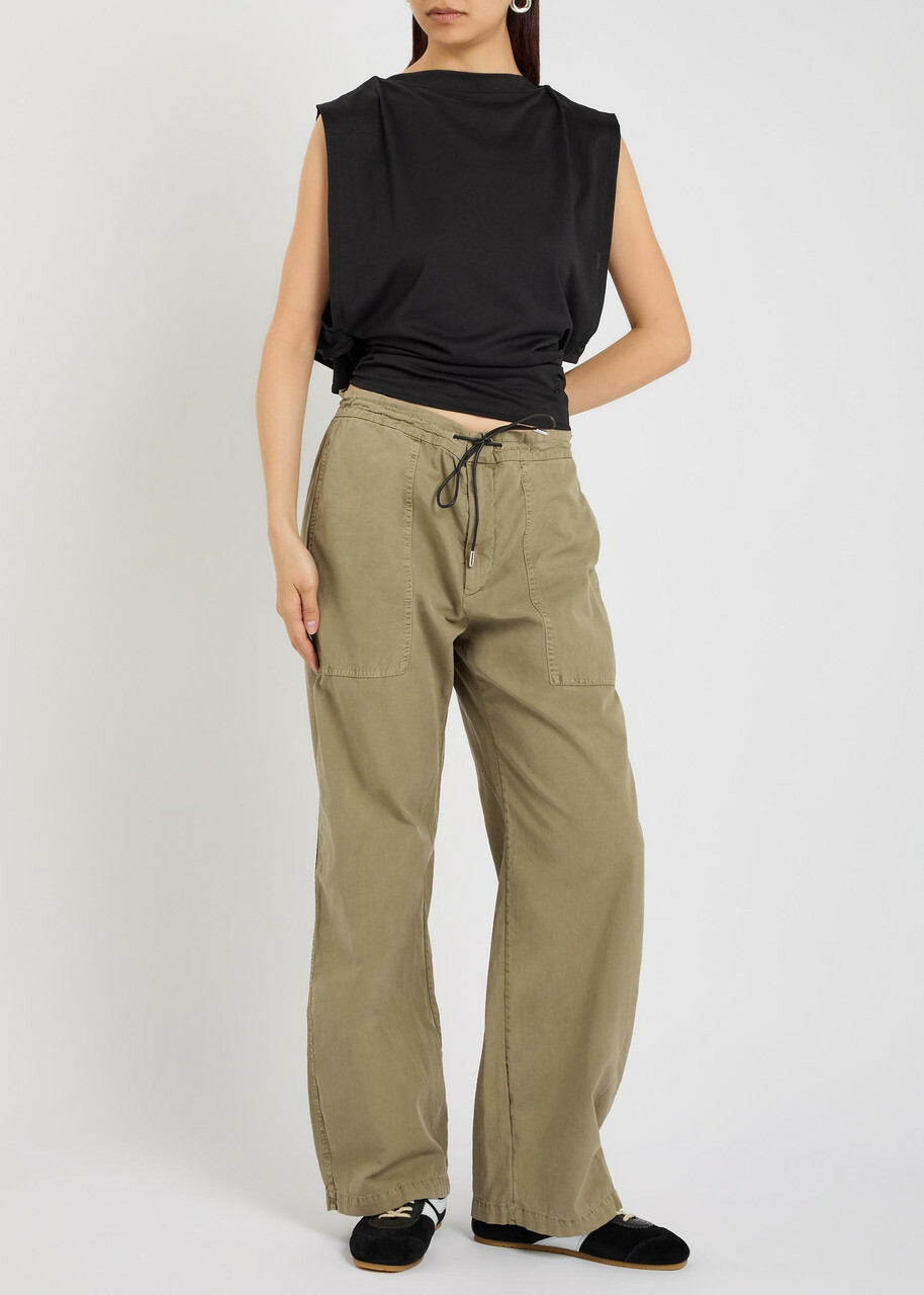 Frame The Gallery Straight-leg Trousers Green