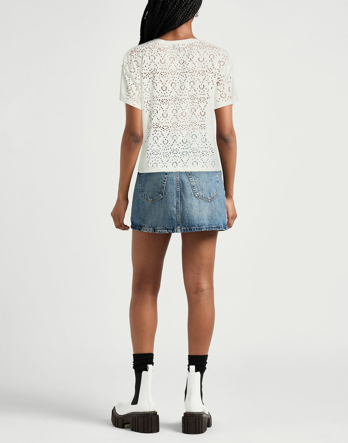 Pieces Womens T-shirt in White