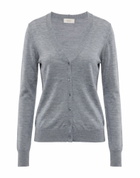 Agnona Womens Cardigan in Grey