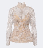 Elie Saab Guipure lace top