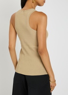 Day Birger ET Mikkelsen Arana Ribbed Cotton-blend Tank Beige