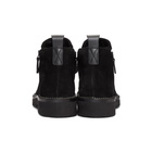 Giuseppe Zanotti Black Suede Disparr Boots