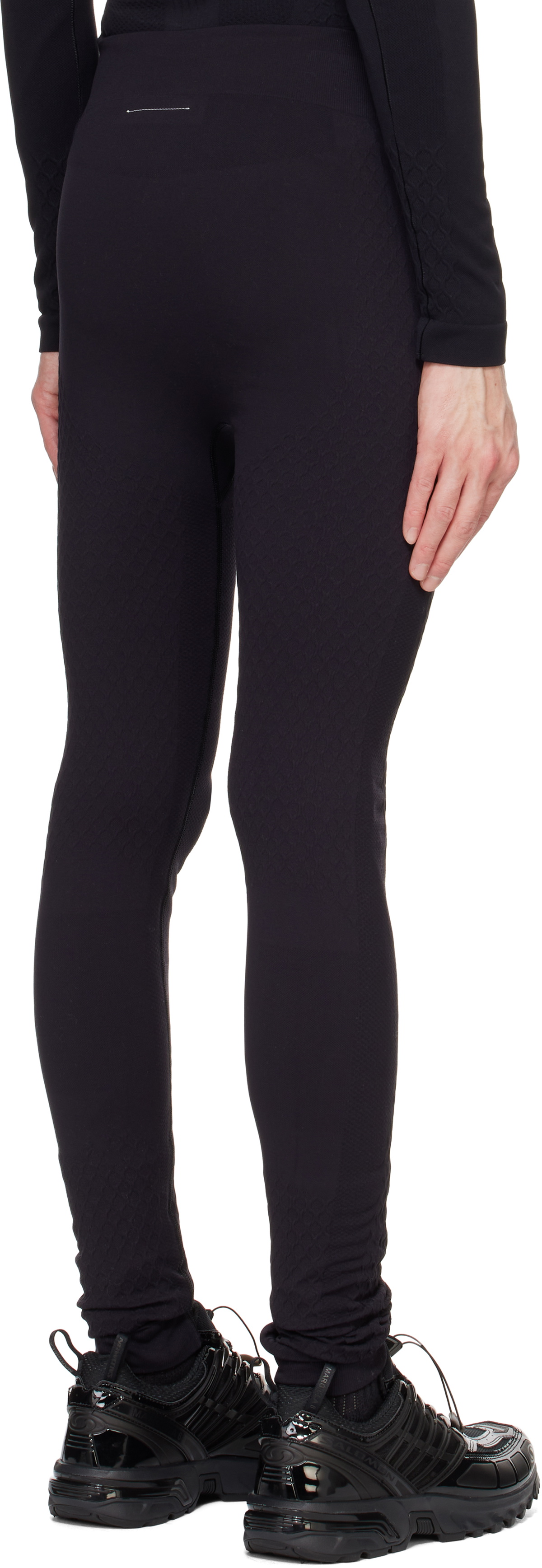 スパッツ・レギンス MM6 Maison Margiela Leggings Black Salomon Edition Textured Leggings by MM6 Maison