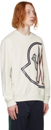 Moncler Beige Logo Sweatshirt