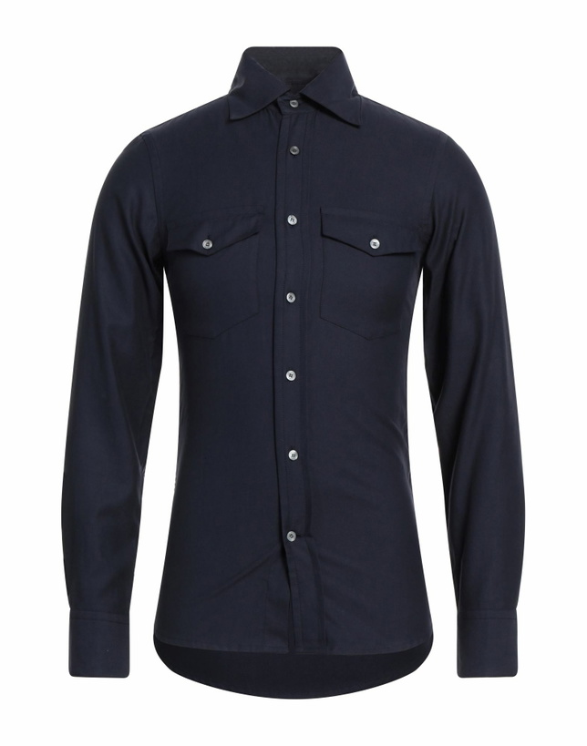 Photo: Dunhill Mens Shirt Midnight in Blue