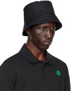 Moncler Grenoble Black Bonded Bucket Hat