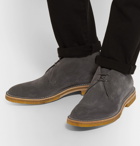 Dunhill - Suede Chukka Boots - Men - Gray