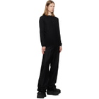 Rick Owens Black Tower Biker Level Sweater