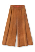 Diesel Wide-leg sweatpants with crystals - Pants - Unisex - Brown