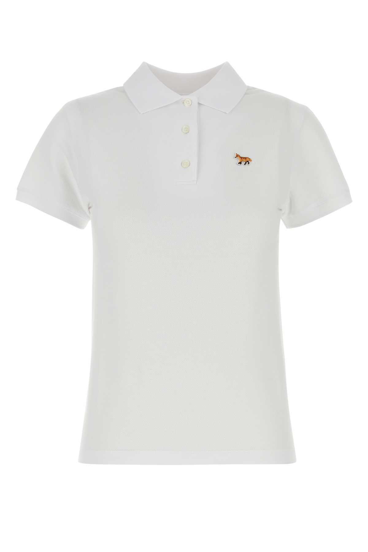 トップス maison kitsune double fox polo Maison Kitsuné - Double Fox Head Patch Polo | HBX - Globally