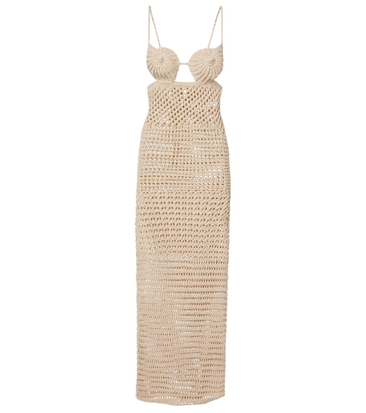 Photo: Alanui The Sound Of The Sea crochet maxi dress