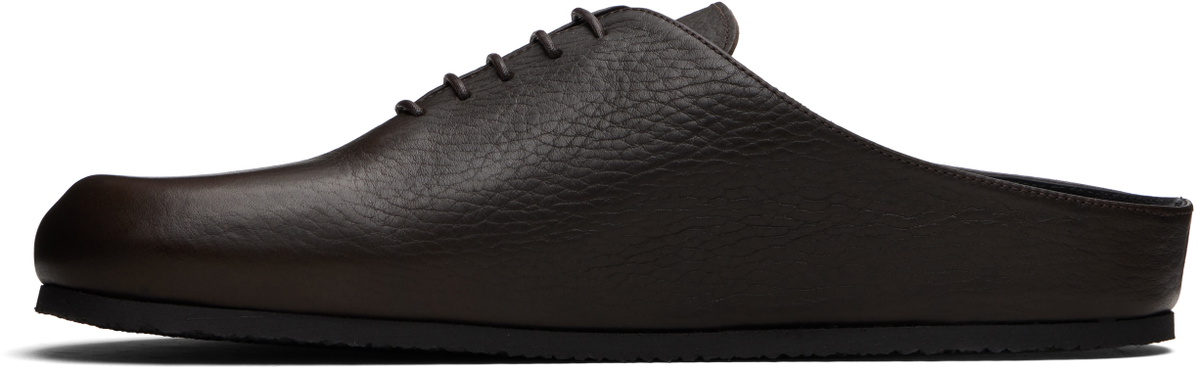 JACQUEMUS Brown 'Les Mules Derbie' Derbys
